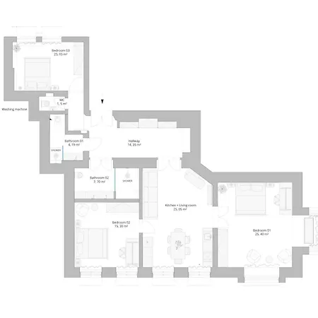 Luxury View 3br Near National Museum By Easybnb Premium Daire Prag